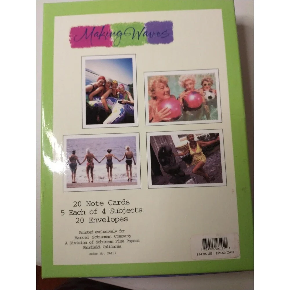 Blank Note Cards Making Waves Marcel Schurman Lot of 13 Retirement Friendship